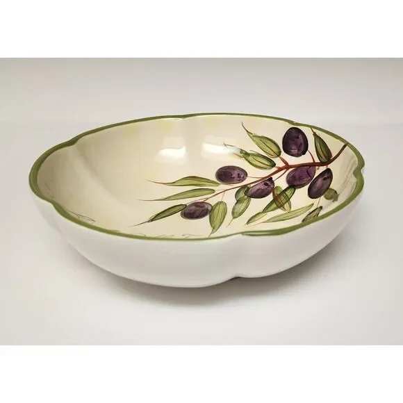 Toscany Vintage 3PC Olive Serving Bowls - Picture 3 of 11